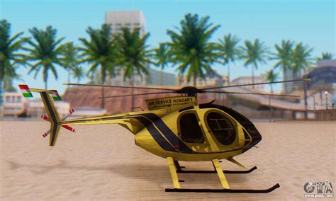 El MD500E helicóptero v2 para GTA San Andreas