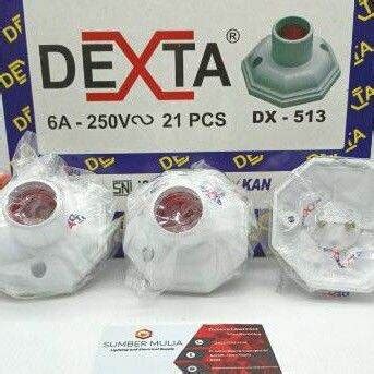 Dexta Fitting Tempel Plafon Segi Tanggung Putih Dx Sni Minimalis