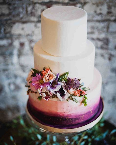 The Prettiest Ombré Wedding Cakes For Couples Who Love Color Martha Stewart Weddings