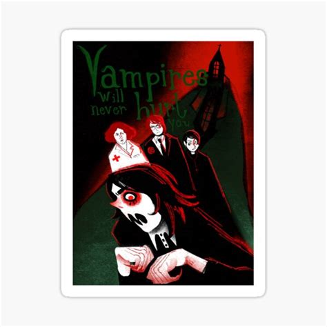 "Vampires Movie poster" Sticker for Sale by MCRaymance | Redbubble