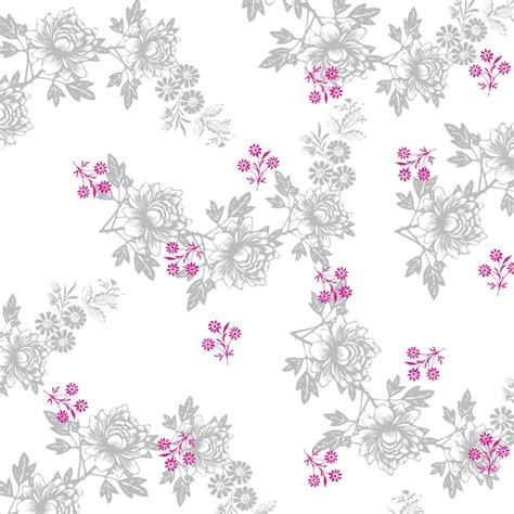 Design Floral Tendance Motif Floral Harmonieux Pour La Mode Papiers