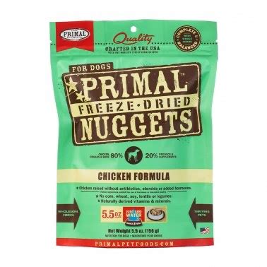 Primal Freeze Dried Chicken Nuggets (5.5 oz) | Canines by Karen