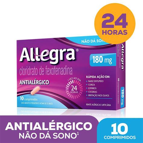 Medicamento Allegra Mg Comprimidos Panvel Farm Cias