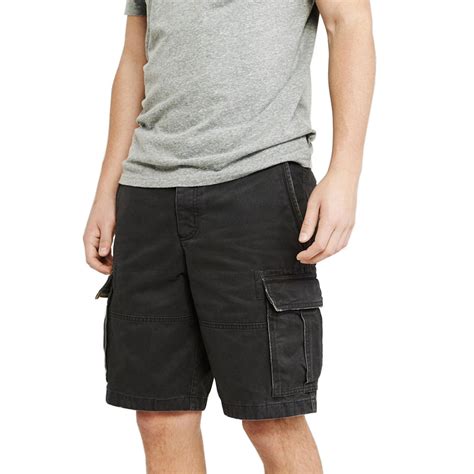 Bermuda Cargo Abercrombie Masculina Cinza Escuro