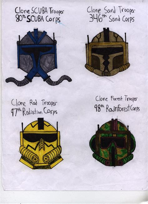 Phase 3 Clone Trooper Helmets1 by Sir-Saboteur on DeviantArt