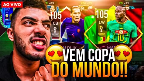 VEM COPA DO MUNDO LIVE DO MELHOR EVENTO DA HISTÓRIA DO FIFA MOBILE