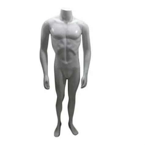 Fiberglass Standing Headless Male Mannequins Non Foldable Size 6