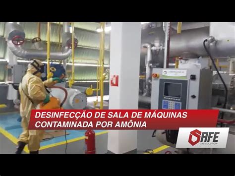 Neutralização de Amônia NH3 Vazamento em Frigorífico Dux