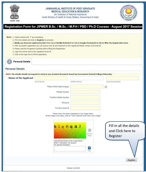 Jipmer M Sc Nursing Pbd Mph Ph D Application Form Aglasem