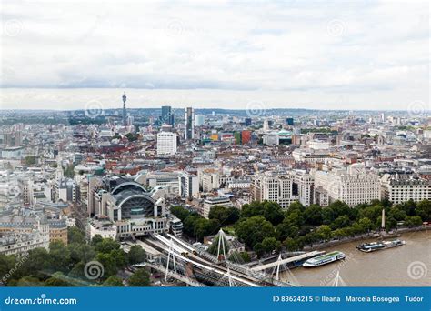 LONDON, UK. Panoramic View of London from London Eye Editorial Image ...