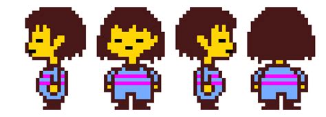 Frisk Sprite Sheet Undertale Underswap Underfell Clipart