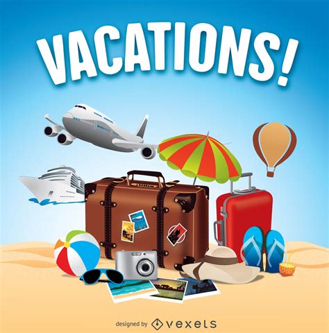 Vacaciones De Verano Viajes Descargar Vector