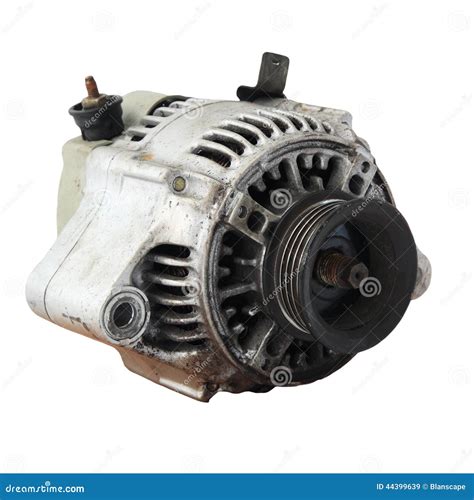 Used Automobile Generator Or Dynamo Isolated Stock Image Image Of