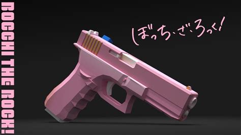 Bocchi The Glock Bedrock Edition Download 3d Guns Addon Youtube