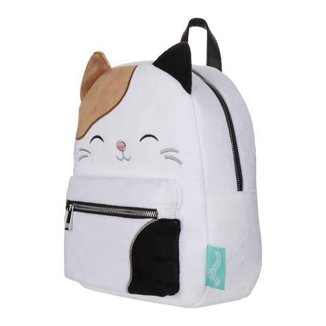 Bioworld Squishmallows Cam The Cat Faux Fur Mini Backpack – Collective ...