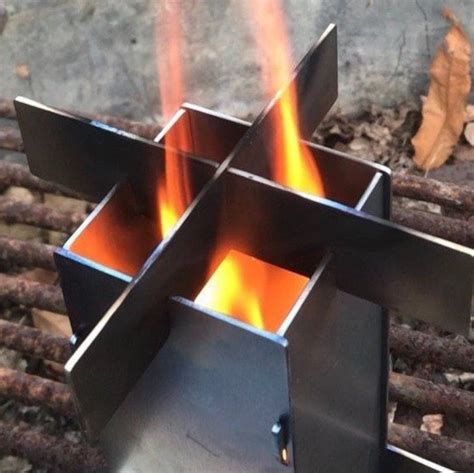 Mini Rocket Stove Collapsible Rocket Stove Portable Rocket Stove Camping Stove Wood