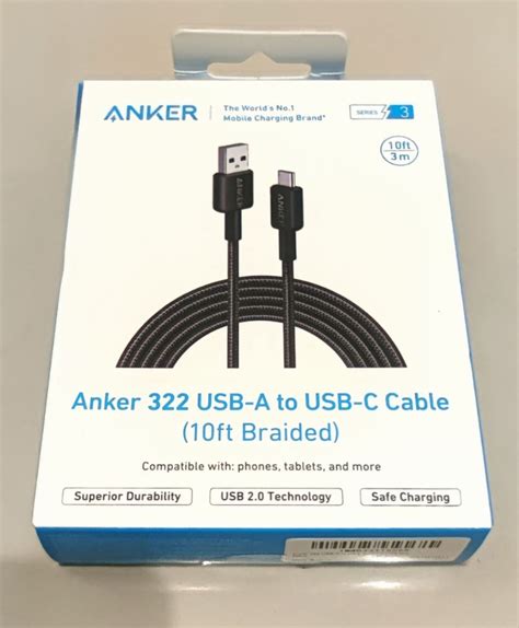 Anker 322 USB A To USB C Cable FAST CHARGING HIGH QUALITY Mobile