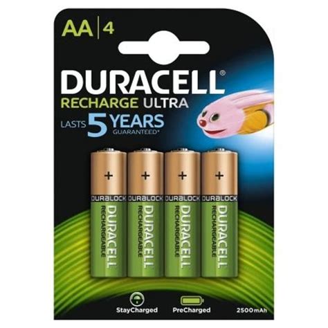 Comprar Pack 4x Duracell Recarregável AA 2500 mAh HR06 P em