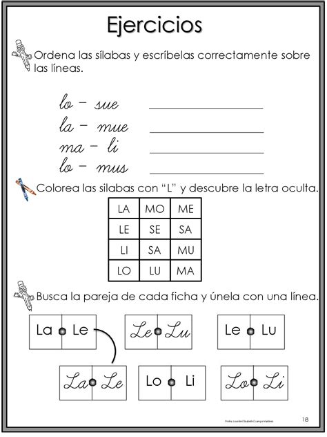 50 Ejercicios De Lecto Escritura Para Preescolar Y Primaria 008 Imagenes Educativas