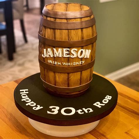 Whiskey Barrel Cake