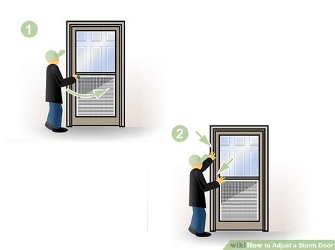 3 Ways To Adjust A Storm Door WikiHow