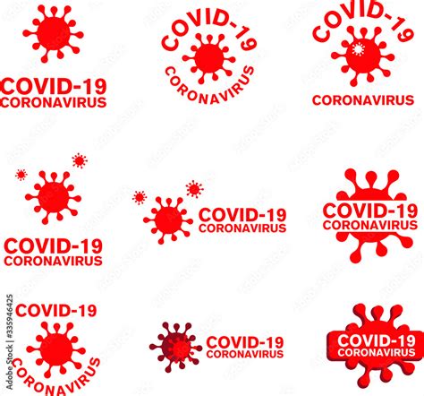 Covid 19 Coronavirus Design Logo Coronavirus COVID 19 Virus Symbol