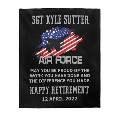 Air Force Retirement Gifts Personalized Air Force Retirement - Etsy