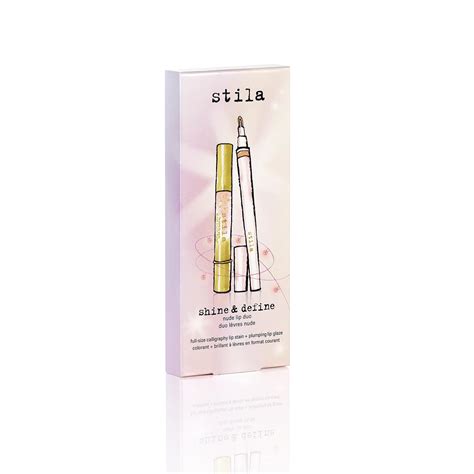 Stila Shine Define Nude Lip Duo Shop Internationally For Luxe Lip Color