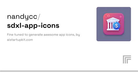 nandycc/sdxl-app-icons – Run with an API on Replicate