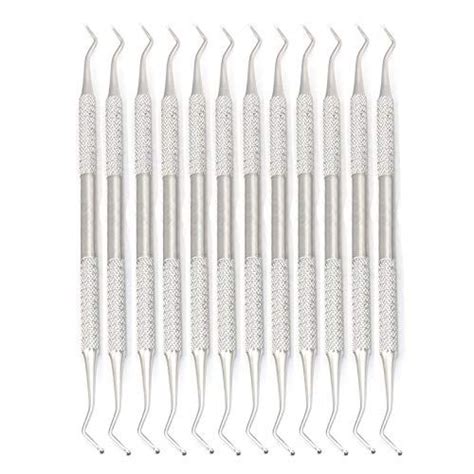 Odontomed2011 Lot Of 12 Pieces Dental Excavator 17 Double Ended Spoon