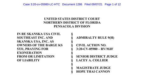 Skanska Ndfl Skanska Proposed Findings Of Fact Pdf