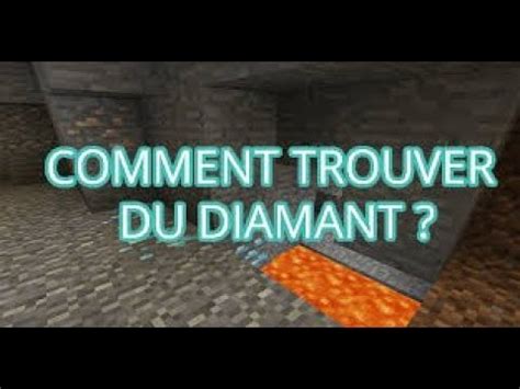 Tuto Comment Trouver Du Diamant Sur Minecraft YouTube