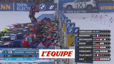 Le résumé de la poursuite à Oberhof Biathlon Mondiaux H Vidéo