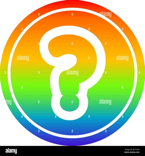 Rainbow Question Mark