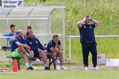 Fußball Landesliga VfB Empor Glauchau kassiert klare Heimniederlage