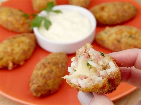 Bolinho De Arroz Calabresa E Queijo Cook N Enjoy