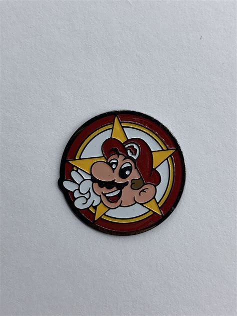 Mario Peace Sign Pin Pin Collection Peace Sign Pin