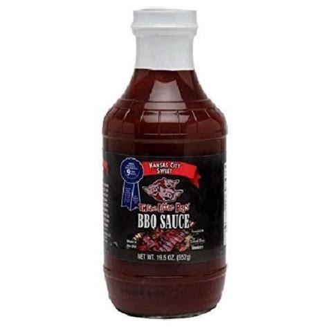 Three Little Pigs Kansas City Sweet BBQ Sauce - Stockyard BBQ Supply