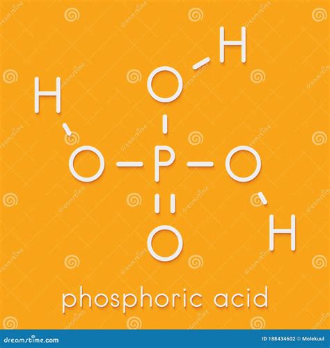 Phosphoric Acid Mineral Acid Molecule Used In Fertilizer Production