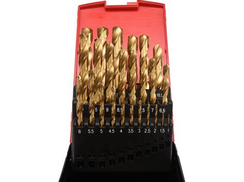 Twist Drill Bit Set Hss Tin 25pcs 1 13mm Yato Yt 44676 Toya24pl