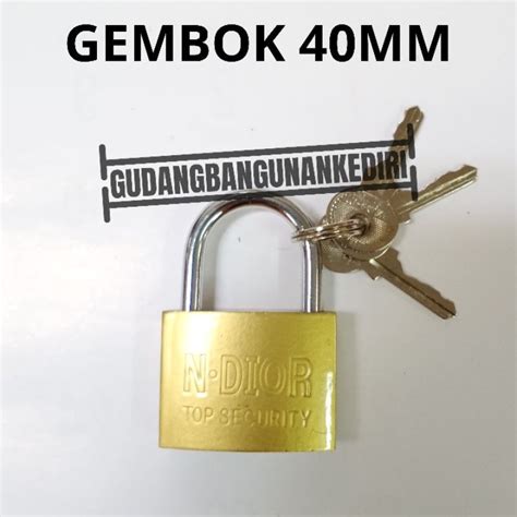 Jual KUNING TERLENGKAP Gembok 20mm 25mm 30mm 40mm 50mm Oliq