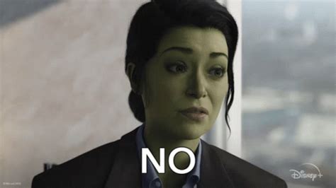 No She Hulk GIF - No She Hulk Tatiana Maslany - Discover & Share GIFs