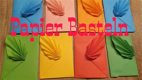 Basteln Mit Papier Tutorial