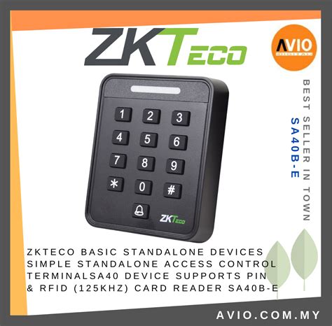 Zkteco Standalone Door Access Keypad Reader Control Terminal Card