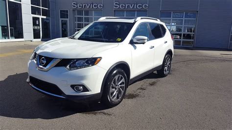 2016 Nissan Rogue Sl Awd Pearl White Sherwood Nissan Youtube