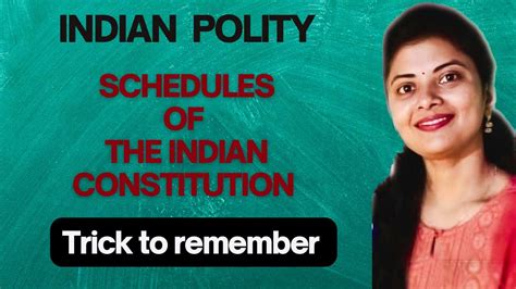 Schedules Of The Indian Constitution Indian Polity Uppoliceconstable