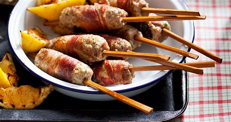 Sausages With Prosciutto And Oregano Recipe Matador Bbqs