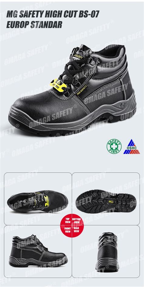 Bs 07 Mg High Cut Safety Shoes Omaga Safety Before You Start Be