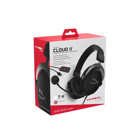 HyperX Cloud II Gunmetal Gaming Headset - 7.1 Surround Sound