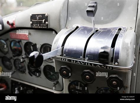 Close Up Of A Dehavilland Dhc-2 Beaver Cockpit And Dashboard, Alaska ...